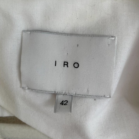 IRO Cream Jacket Dorthea Tweed Moto Jacket - Picture 14 of 16